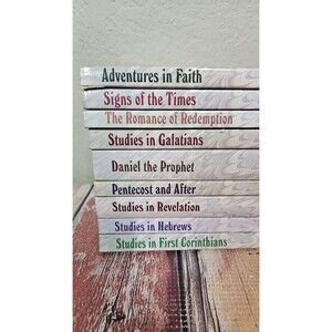 M.R. De Haan Book Set Of 9 Bible Study Commentary Acts Revelations Daniel Hebrew